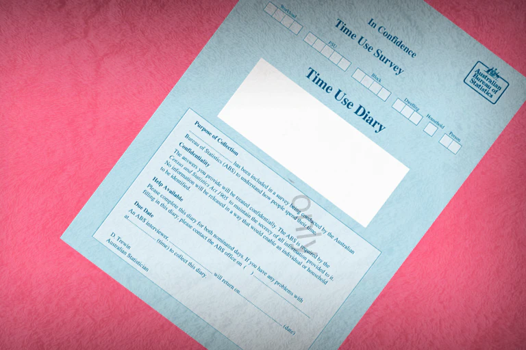 Photo of cover of ABS time use survey