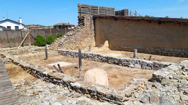 A photo of the Iron Age settlement of Las Eretas in Spain.