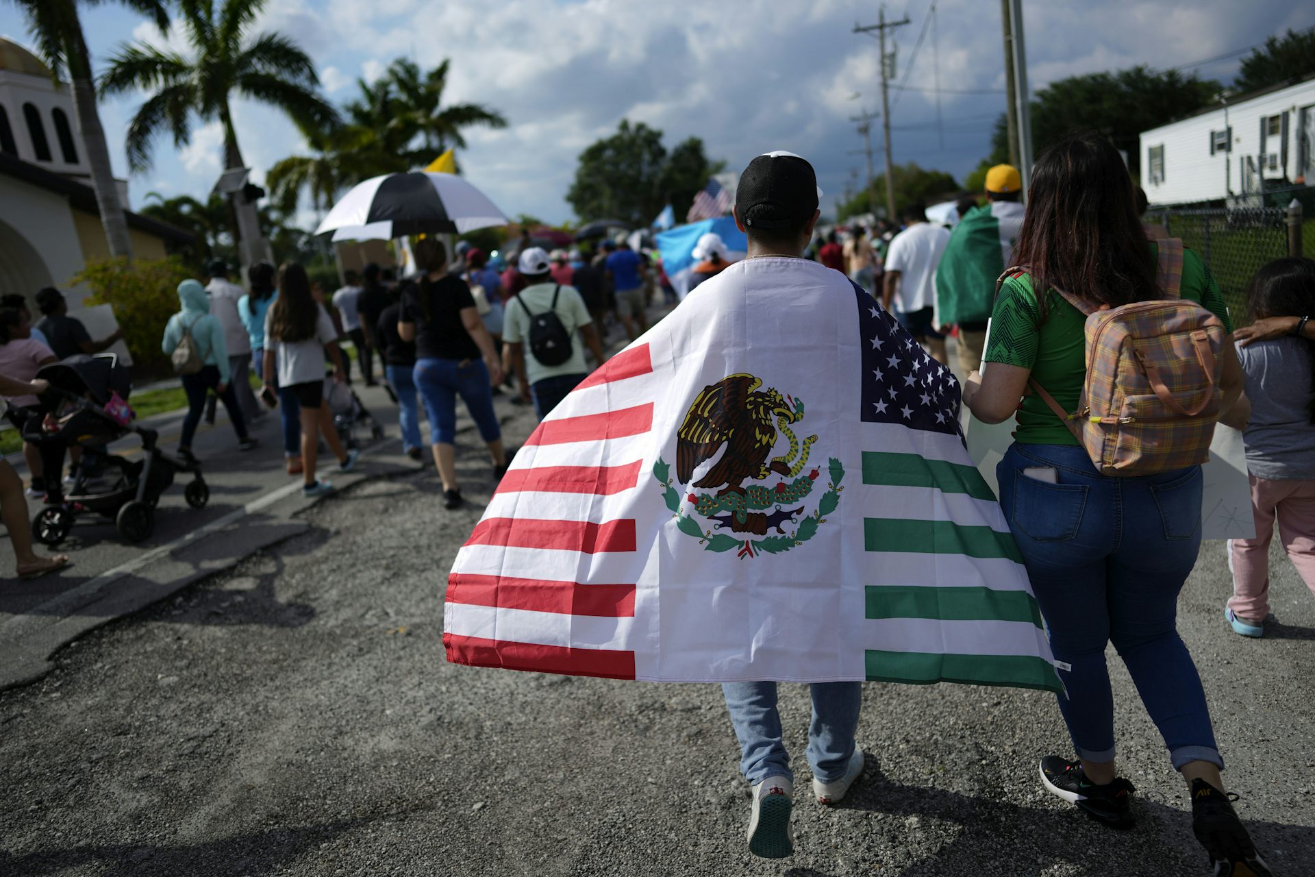 Existen un grupo mayoritario de migrantes que residen en territorio estadounidense. Foto: The Conversation.   