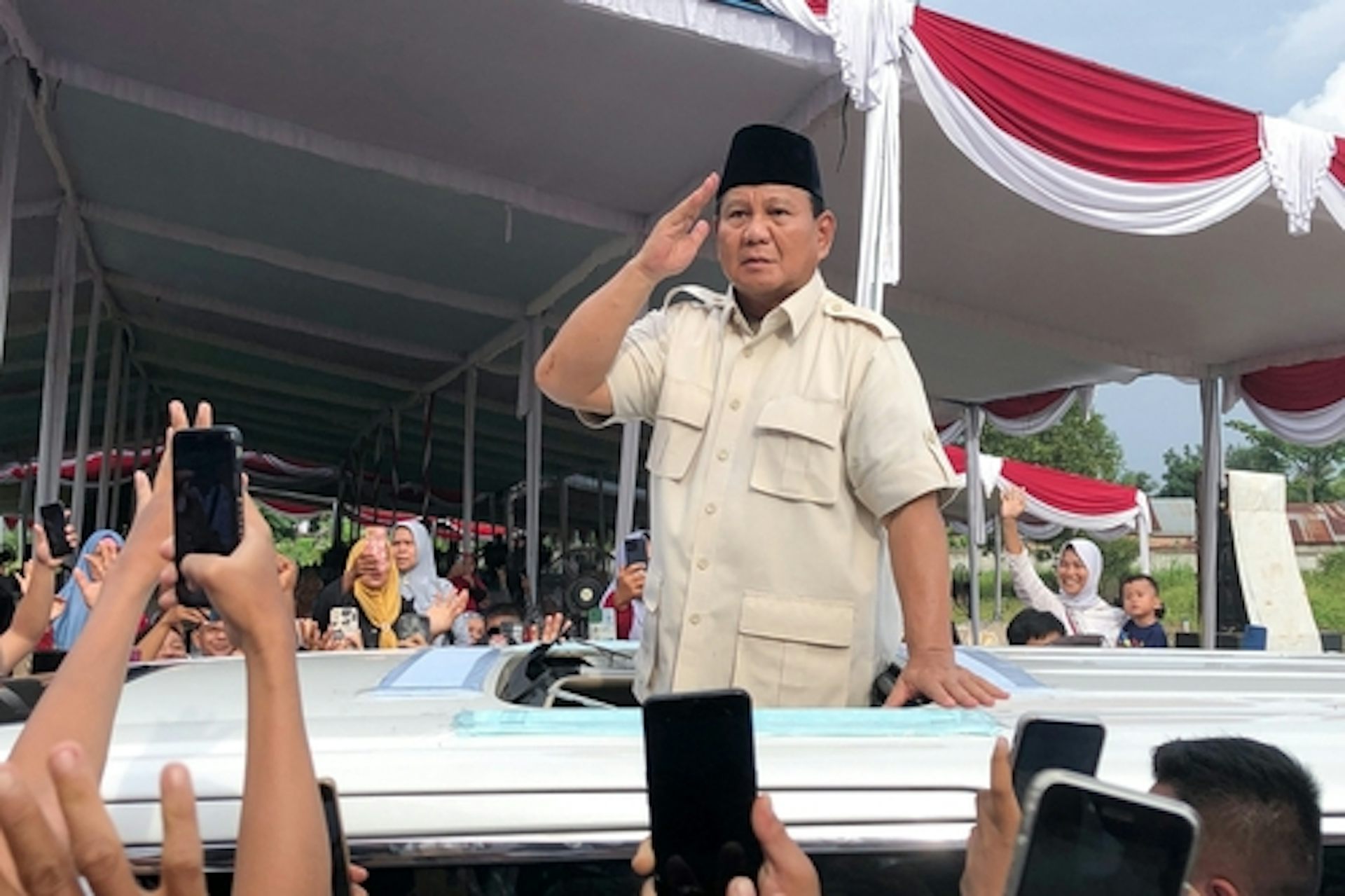 Former army general Prabowo Subianto likely to win Indonesia&rsquo;s election at 4th attempt