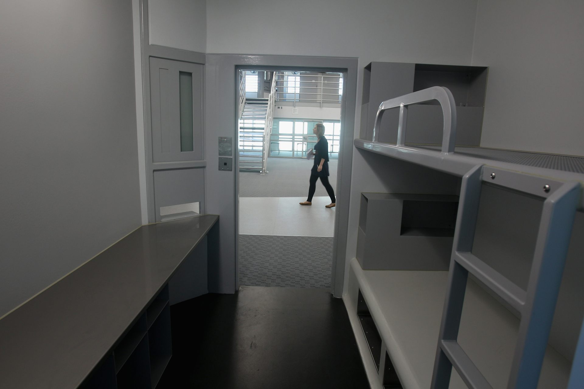 interiro of prison cell