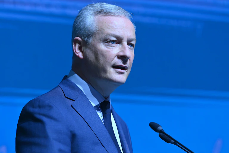Image en gros plan de Bruno Le Maire, ministre de l'Economie