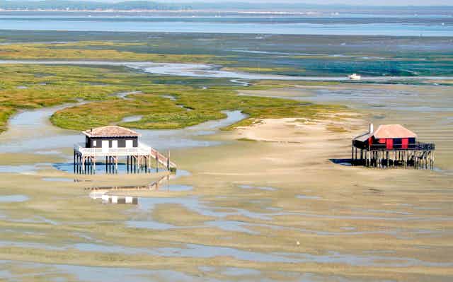 vue de la mer et de la côte