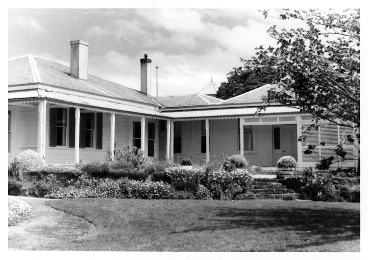 Black and white photograph