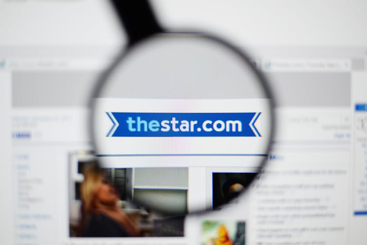 the Toronto Star website