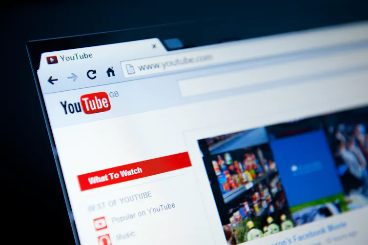 YouTube browser