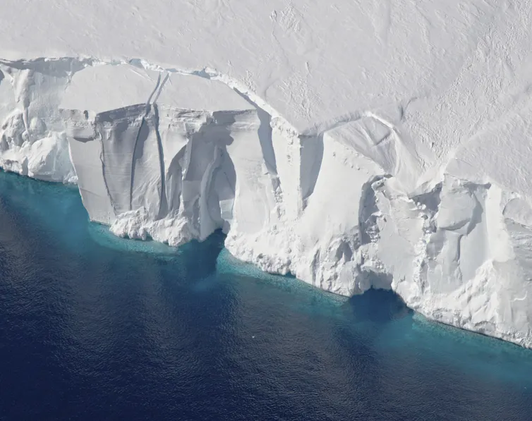 Antarctic ice and sea