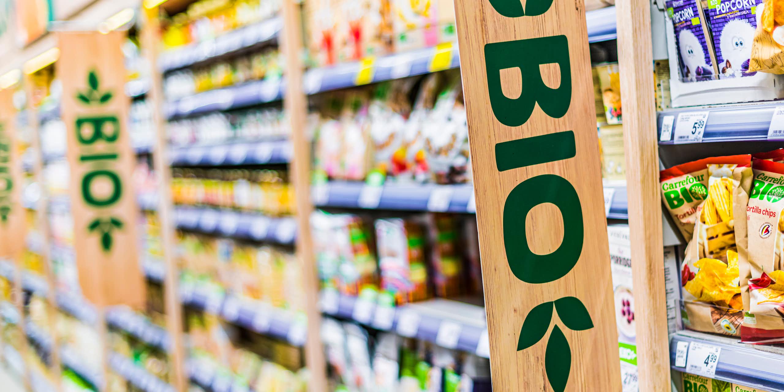 L’alimentation bio toujours boudée malgré la réduction des écarts des prix avec les produits conventionnels