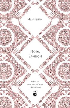 Book cover featuring abstract design of rings and cutlery.