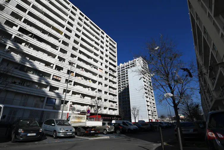 HLM Bellevue dans le IIIᵉ arrondissement de Marseille, 2017