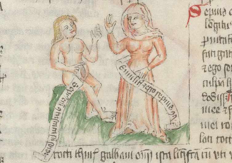 Two medieval women