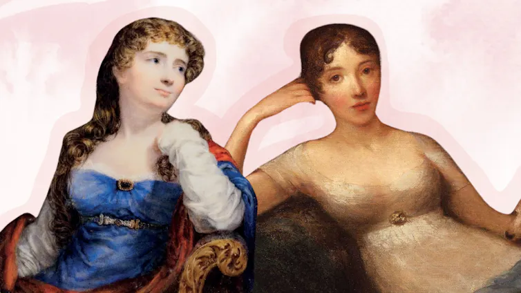 Annabella Milbanke and Lady Caroline Lamb