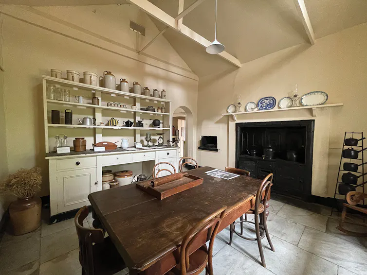 A period kitchen.