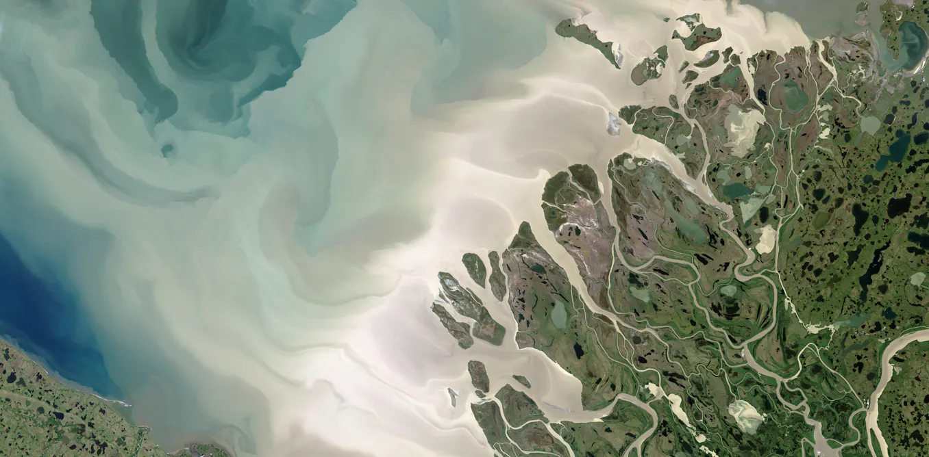 Artic Orange Rivers Arctic rivers face big changes with a warming climate, permafrost thaw ...