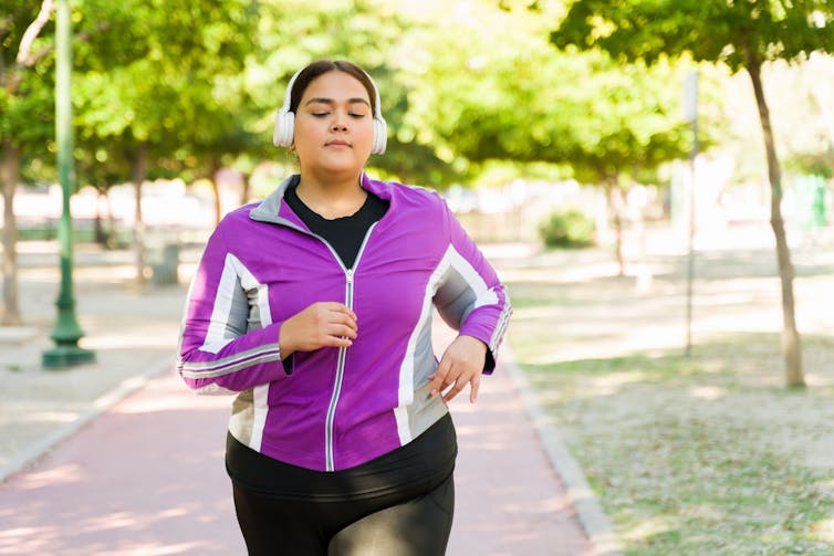 Woman running