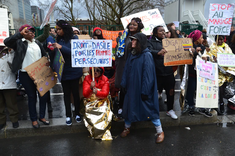 Manifestation pour les droits des femmes, 8 mars 2020