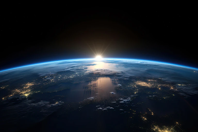 Earth from space.