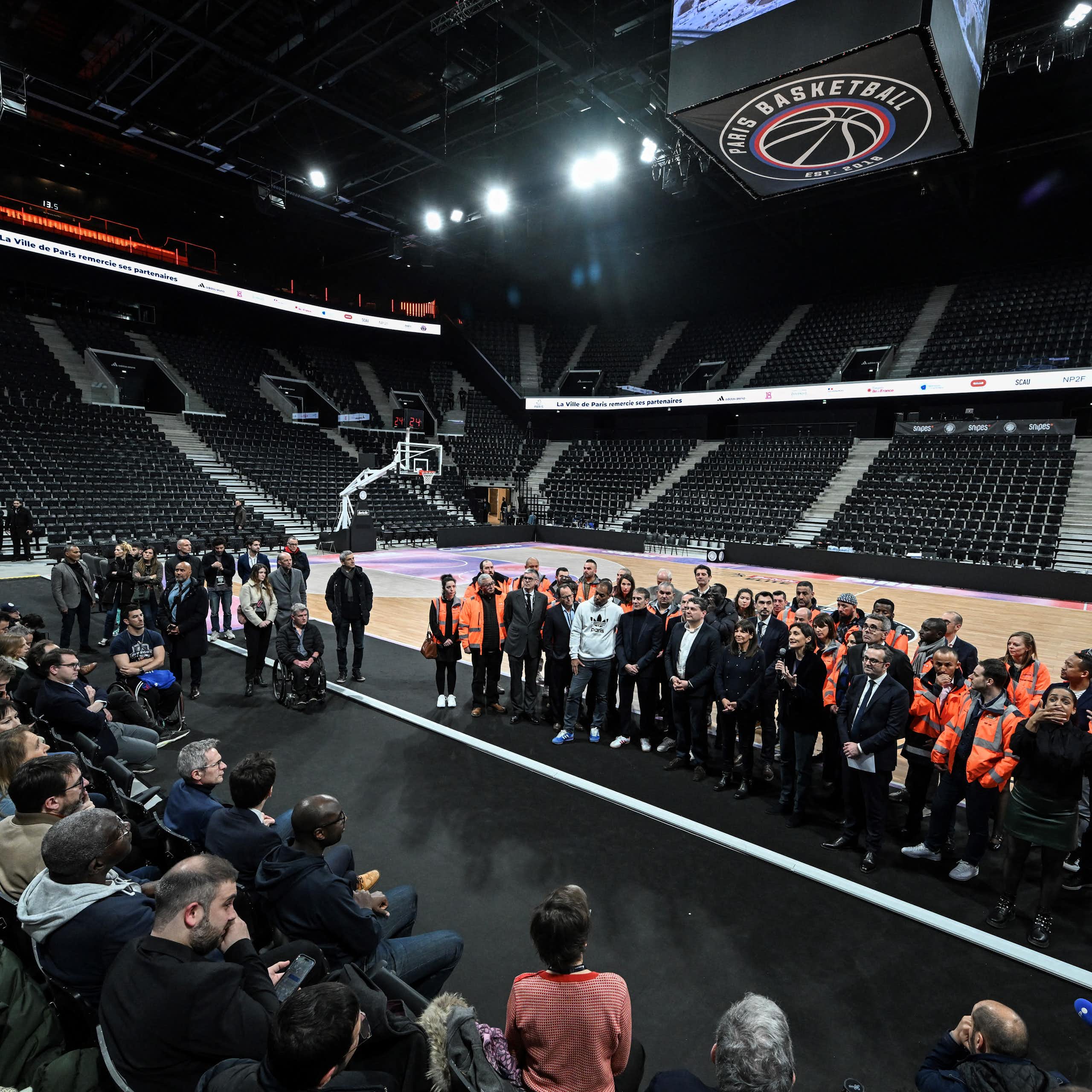 Inauguration de la nouvelle Arena Porte de la Chapelle à Paris