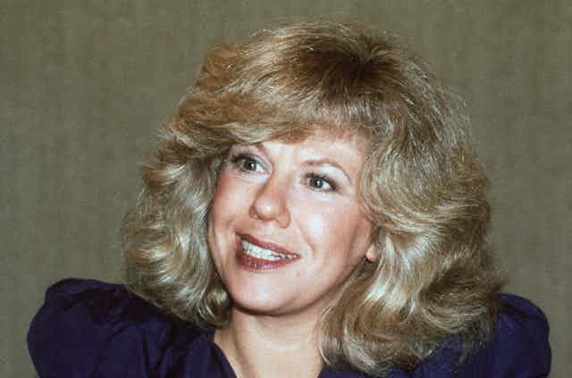 A 1980 photo of author Erica Jong.