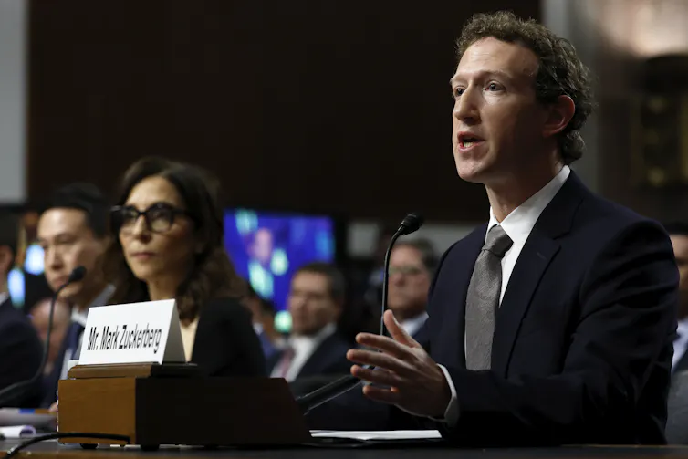 Mark Zuckerberg at senate hearing