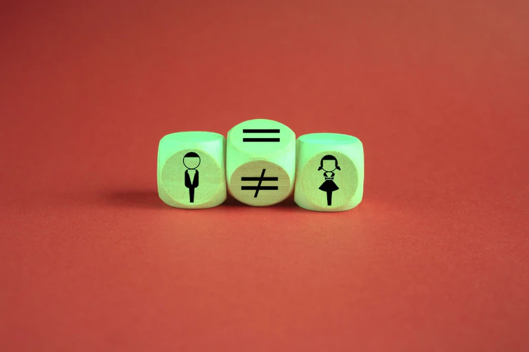 Illustration d'égalité hommes femmes