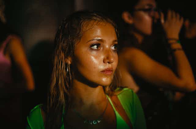 Photo of girl in club