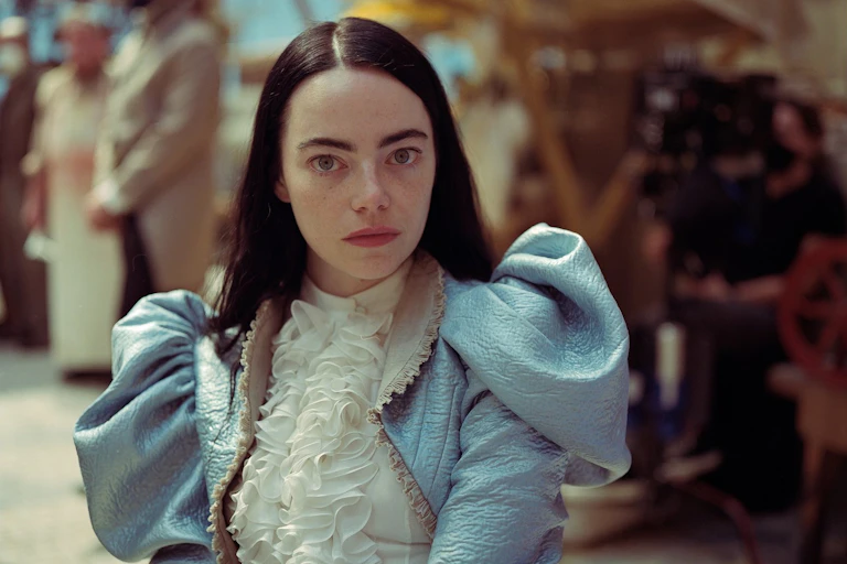 Emma Stone as Bella Baxter in Poor Things.