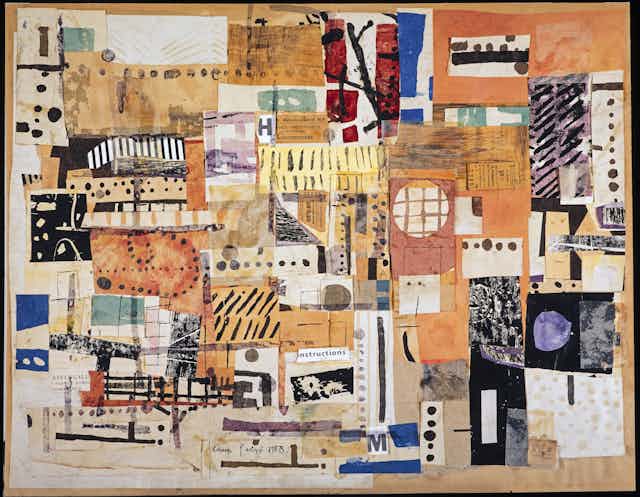 A collage by Paolozzi