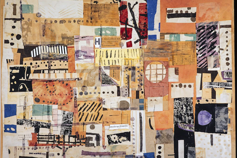 A collage by Paolozzi