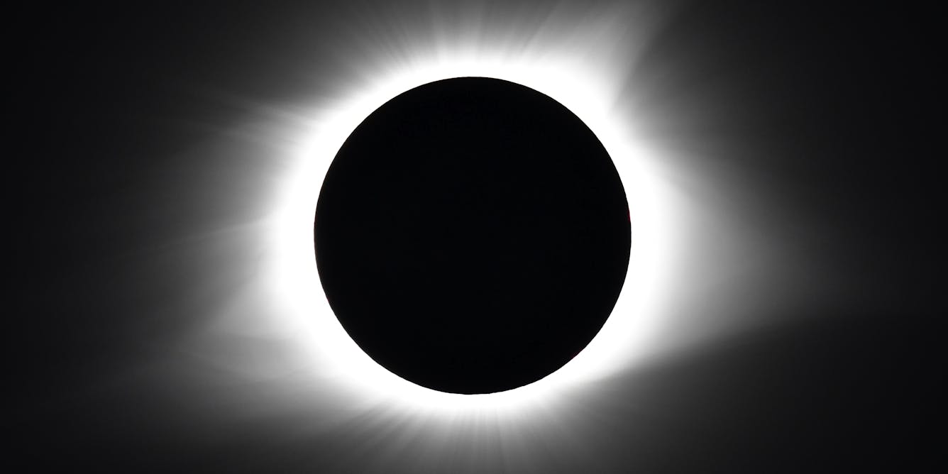 Solar eclipses result from a fantastic celestial coincidence of scale and distance