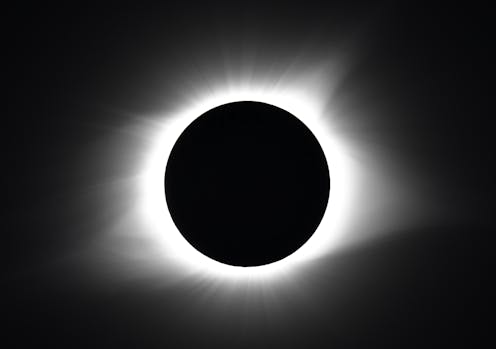 Solar eclipses result from a fantastic celestial coincidence of scale and distance