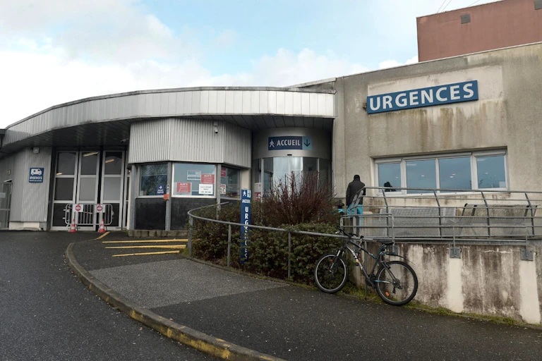 Entrée du Le centre hospitalier de Dax (Landes)