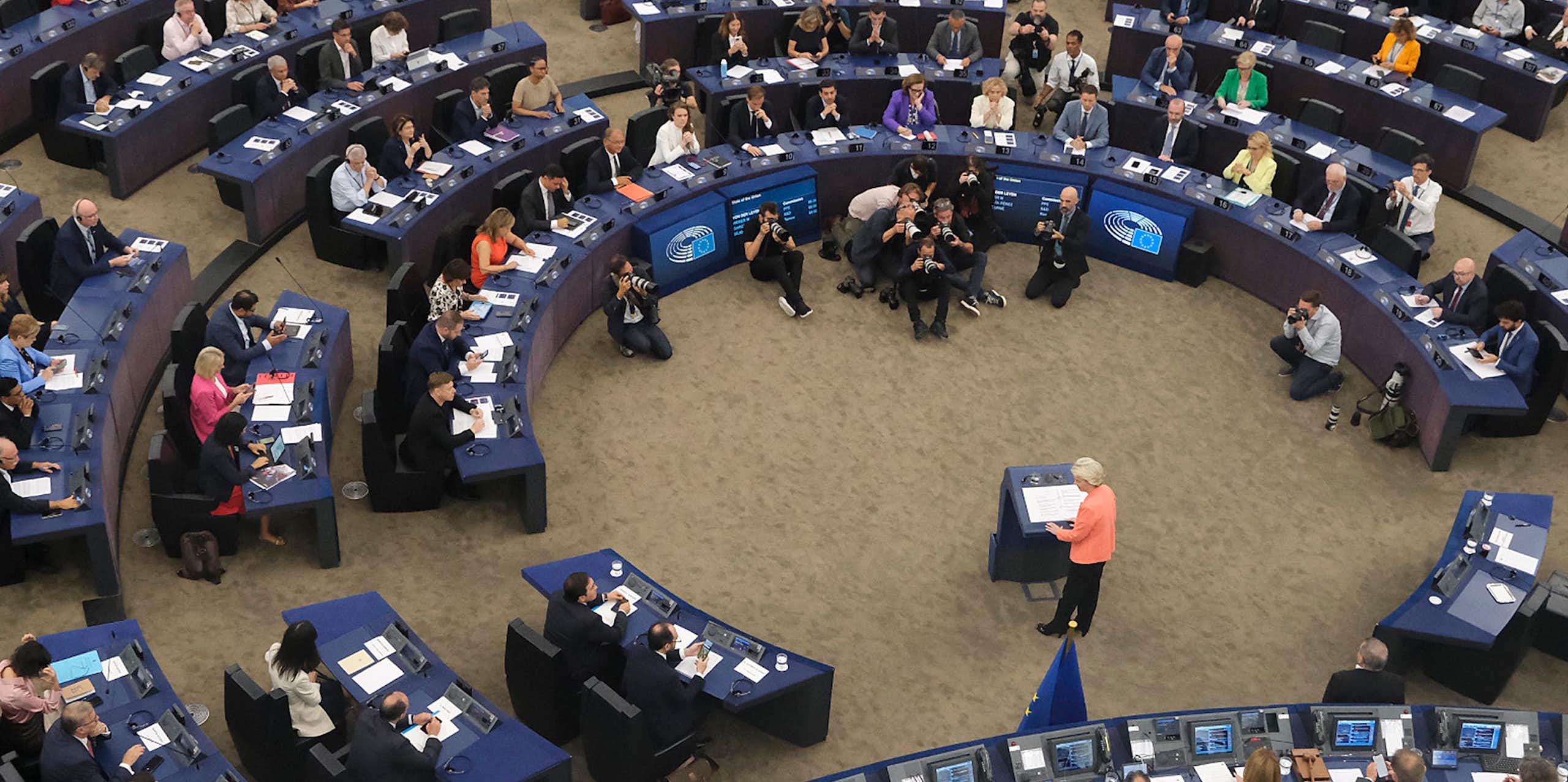 Le parlement européen en pleine session
