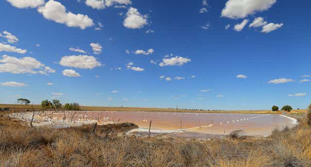 salt lake in Western Australia