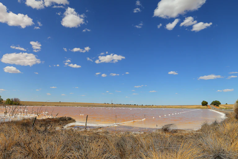 salt lake in Western Australia