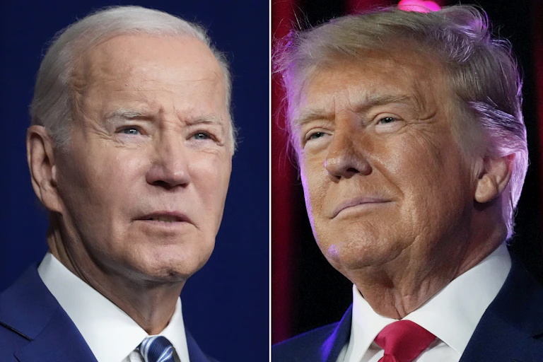 Close-ups of two men's faces.
