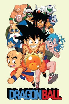Póster de la serie original de _Dragon Ball_.
