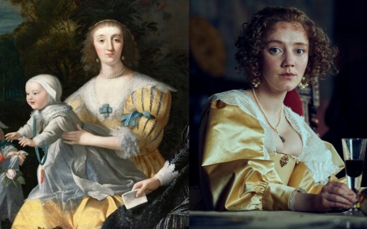 Oil painting and photograph