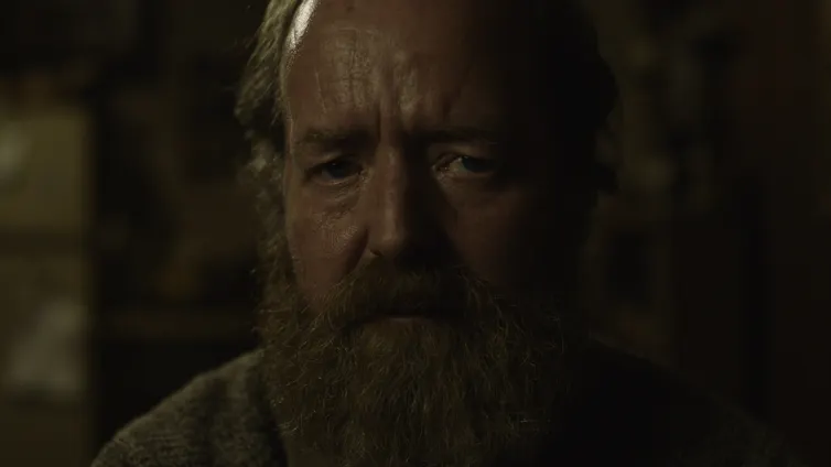A bearded man