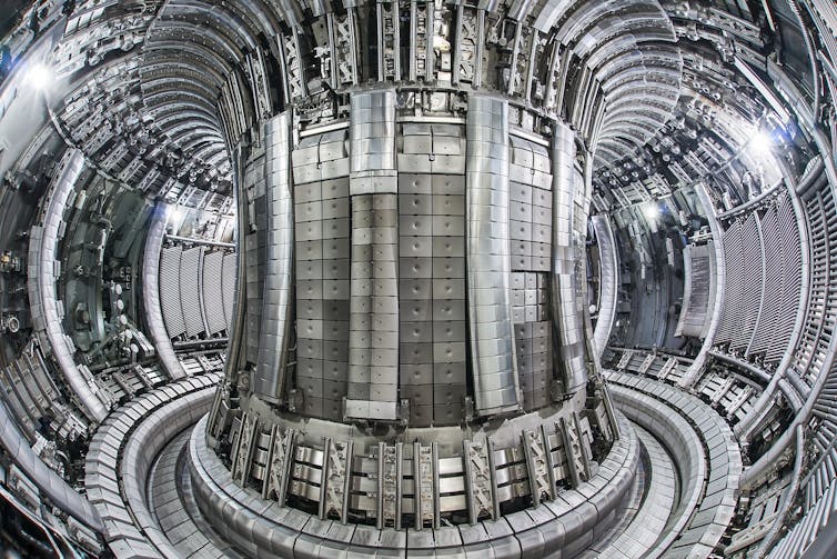 inside a fusion torus
