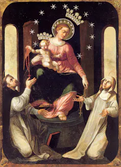 Painting of Virgin Mary