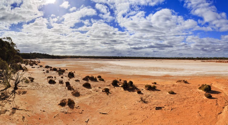 salt crust on ground western australia