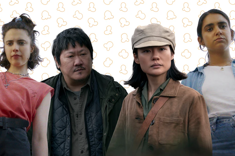 Margaret Qualley, Benedict Wong, Zine Tseng and Geraldine Viswanathan.