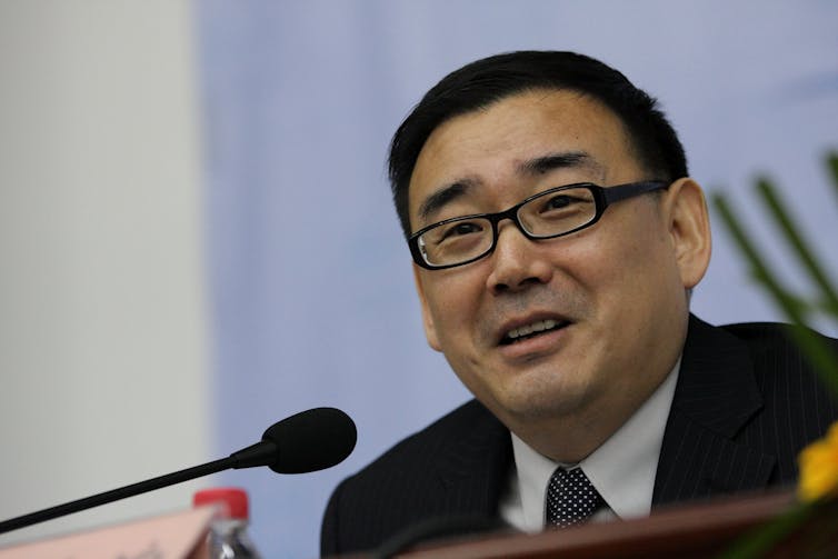 A file photo of Yang Hengjun before his arrest.