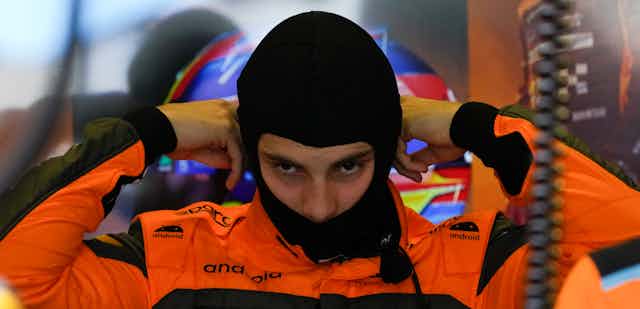 Australia's Oscar Piastri prepares for practice ahead of the Mexican Formula 1 Grand Prix