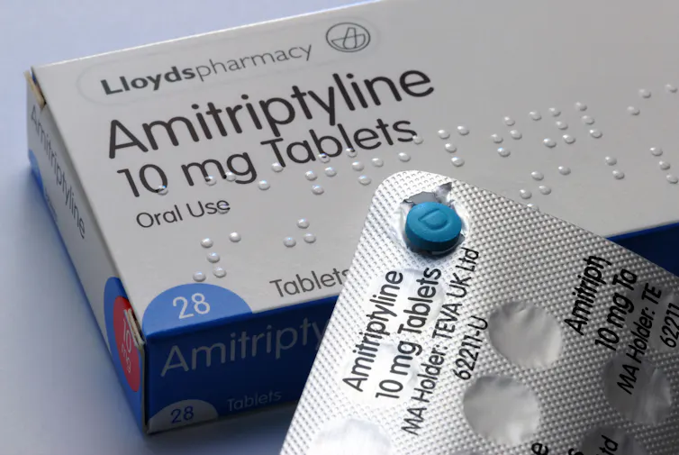 A pack of amitriptyline