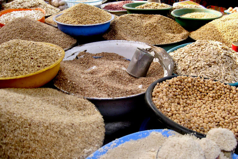 Bowls of grains