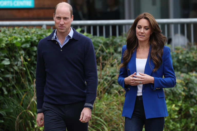 Princes Catherine and Prince William
