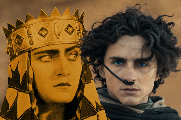 Composite of actors from the movies Dune 2 and Die Nibelungen