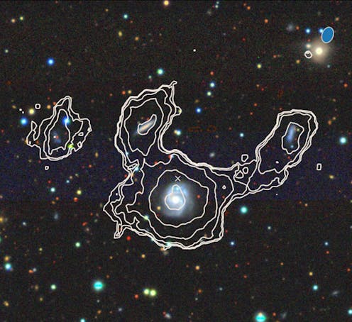 We went looking for glowing interstellar gas – and stumbled on 49 unknown galaxies